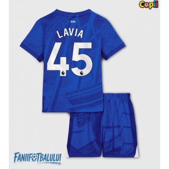 Chelsea Romeo Lavia #45 Echipament de Fotbal Replică 2025-26 Copii Acasa (+ Șorturi)